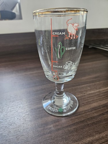 Vintage stemmed irish coffee - vintage,