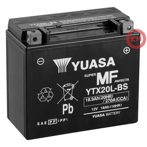 Yuasa ytx20l battery - yuasa, harley
