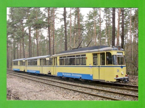 Woltersdorf tram postcard - woltersdorf,