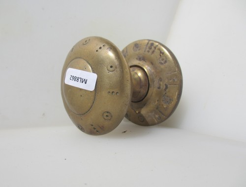 Victorian brass centre door - brass,