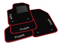 Tappetini Auto per Alfa Romeo Giulietta con bordo rosso