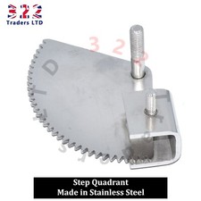 Quadrant With Teeth For Hymer Motorhome Electric Single Step - Stainless Steel