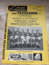 1960 Programme Eintracht