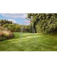 Chad valley Single Swing Set- Garden swing- Kids swing- Pink