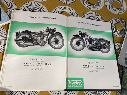 Norton 1937 original - norton, 1937/38