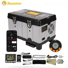12V 24V 8KW Diesel Air Heater Bluetooth & Adapter Toolbox for Camper TB10Pro