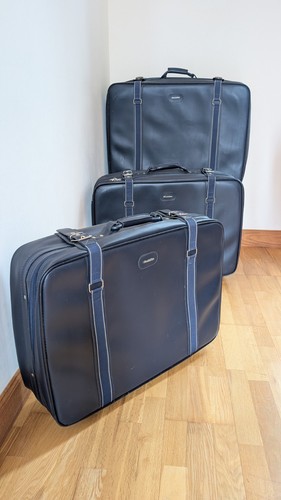 Nesting leather luggae sets - nesting,