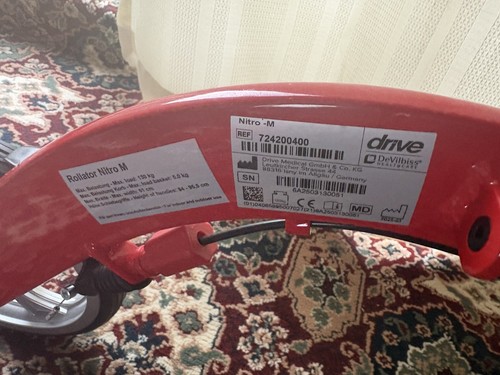 Drive nitro wheel rollator - 4-wheel,