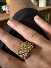 Gold Keeper Ring 9ct 14g size