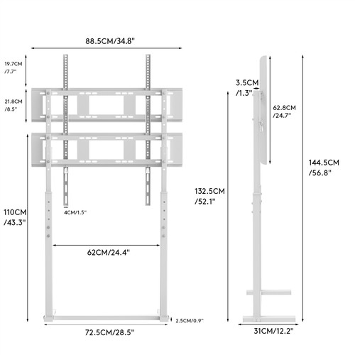 100 universal floor tv - 32"-100",