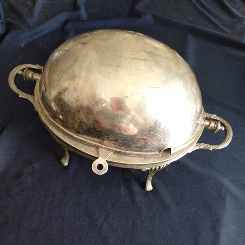 Antique silver plate - plate, revolving