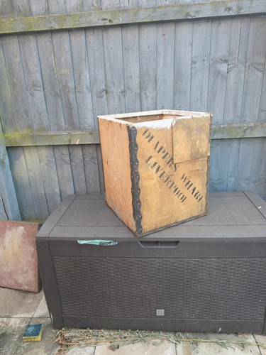 Vintage tea chest storage - chest,