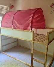 IKEA KURA Bunk Bed with pink