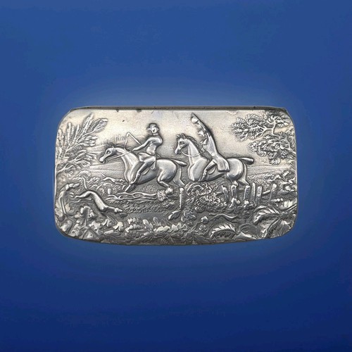Antique hunting scenes pewter - hunting,