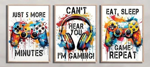 Music gamer canvas - gamer, art