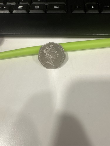 50p gibraltar 1988 coin - 50p,