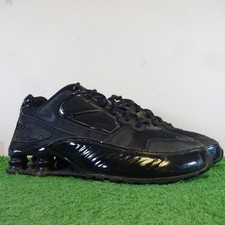 Nike Trainers Size 6.5 Women's Shox Enigma Triple Black Comfort Running Shoes