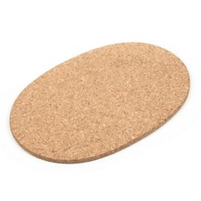 OVAL CORK BATH MAT NON-SLIP