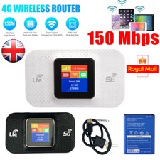 Unlocked 4G LTE Wireless WiFi Router Mobile Broadband LCD MIFI Hotspot Portable