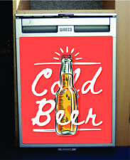 Waeco CRX50 Vinyl Fridge Sticker Wrap Print - Cold Beer