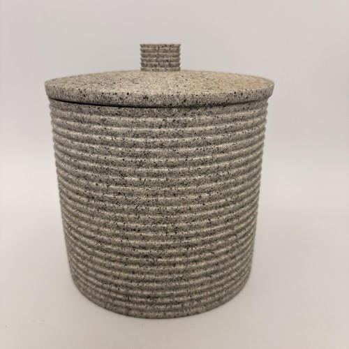 Vintage studio pottery ribbed - pottery,