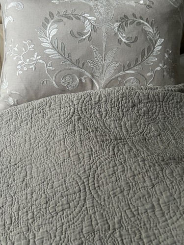Laura ashley dove grey quilted - ashley,