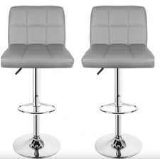 Bar Stools Set of 2, PU