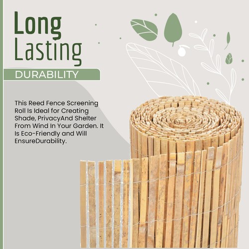 Bamboo slat fence - slat, roll
