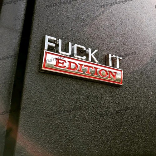 Chrome fuck edition logo - fuck-it,