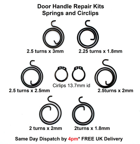 Springs circlips kit - &,