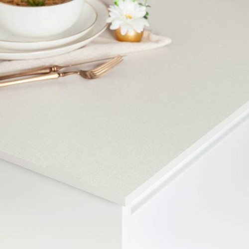 White quartz compact laminate - white,