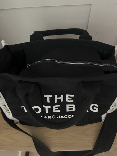 Marc jacobs black canvas - black, tote