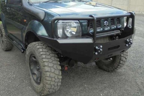 Front steel bumper - steel,