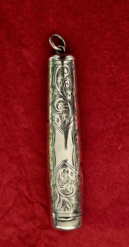 Antique solid silver large - solid,