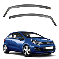 ISPEED Wind Deflectors for KIA RIO MK3 2012-2017 3 Door Hatchback 2pc Set Visors
