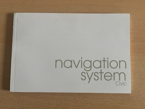 Honda civic owners - civic, navigation