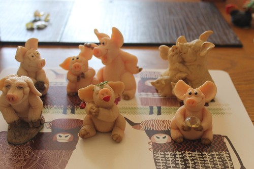 Five piggin tickled - five,