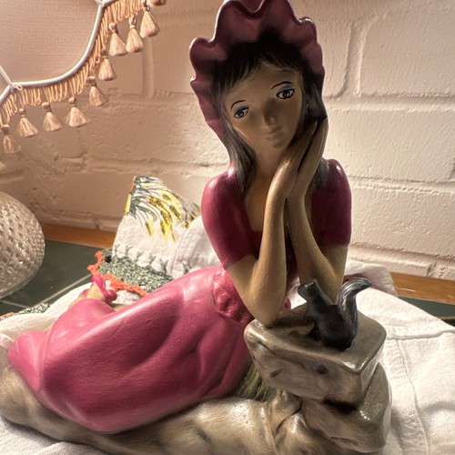 Hand made ceramic girl - hand, made.