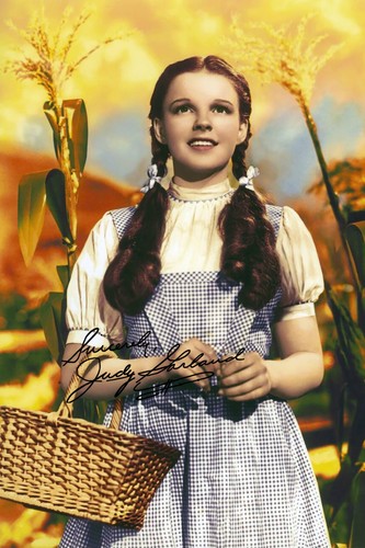 Judy garland signed autograph - judy,
