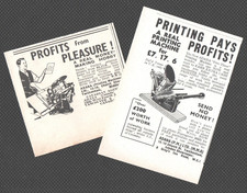 ADANA PRINTING PRESS :  2 x