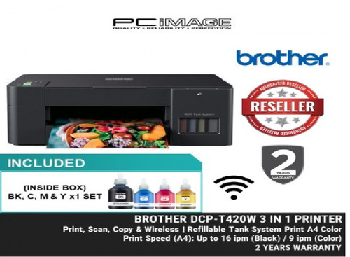 Brother dcp t420w 1 ink - 3, in