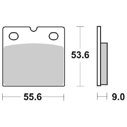 Brake pad pair 506ls - brake, 506
