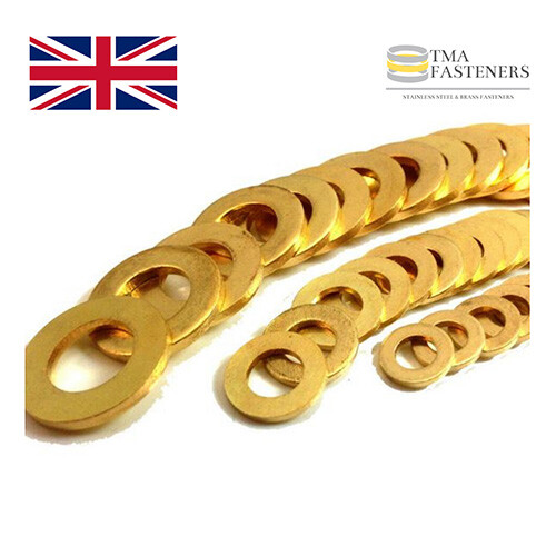 Brass washers 2mm 5mm - brass,