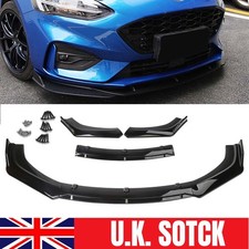 Glossy Black Front Bumper Lip