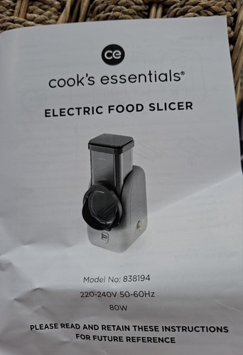 Electric food slicer model - slicer,