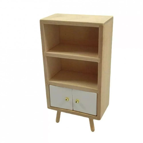 Dolls house bare wood shelf - dolls,
