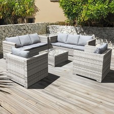 Oseasons Malta Rattan 8 Seat