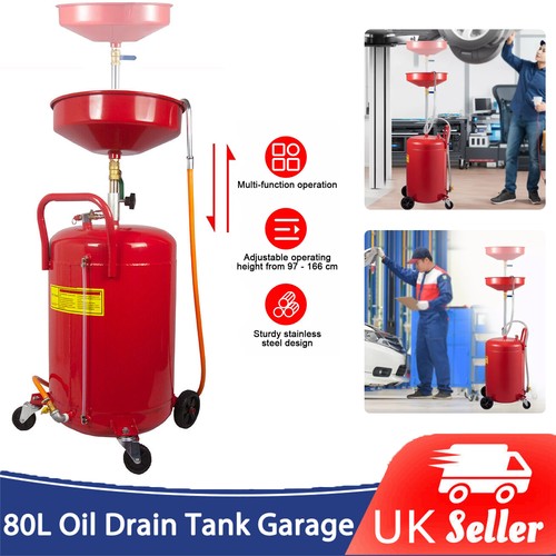 80l waste oil drainer tank - 80l,
