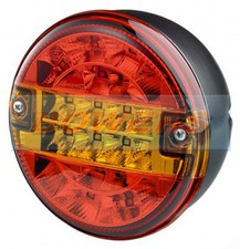12v 24v LED Rear Round