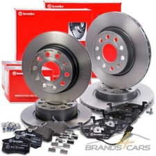 Brembo Brake Discs + Pads Front + Rear for Audi Seat Skoda Octavia 2 VW Golf 6